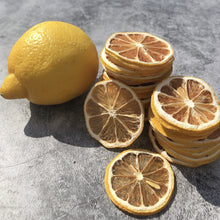 Load image into Gallery viewer, 120 Grams - ORGANIC Edible Dehydrated Lemon Slices